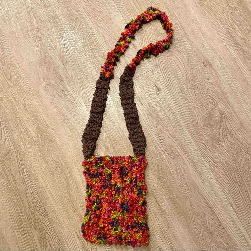 Hand-Knit & Stitched Crossbody